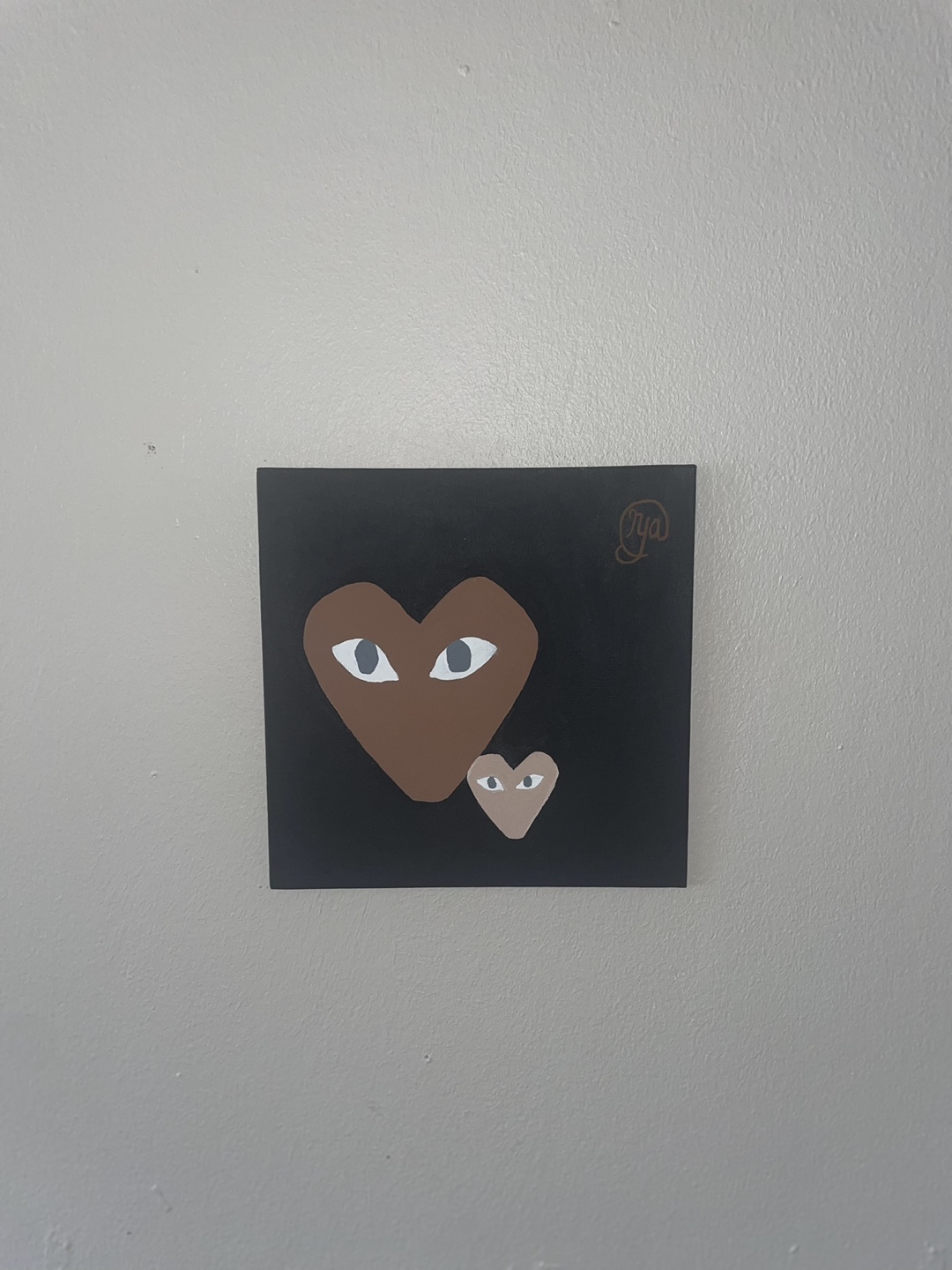CDG Play Heart Painting - photo 2