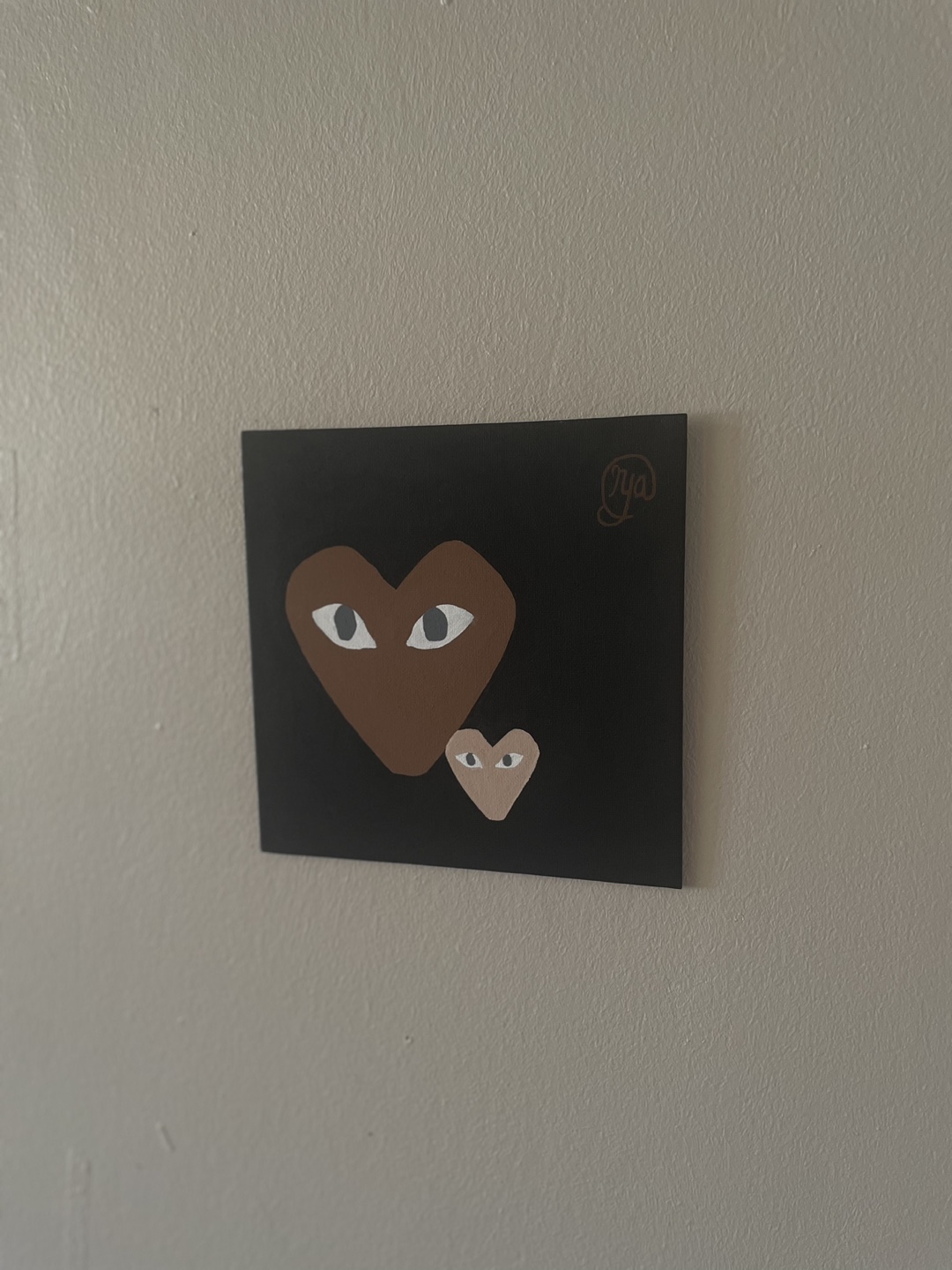 CDG Play Heart Painting - photo 5