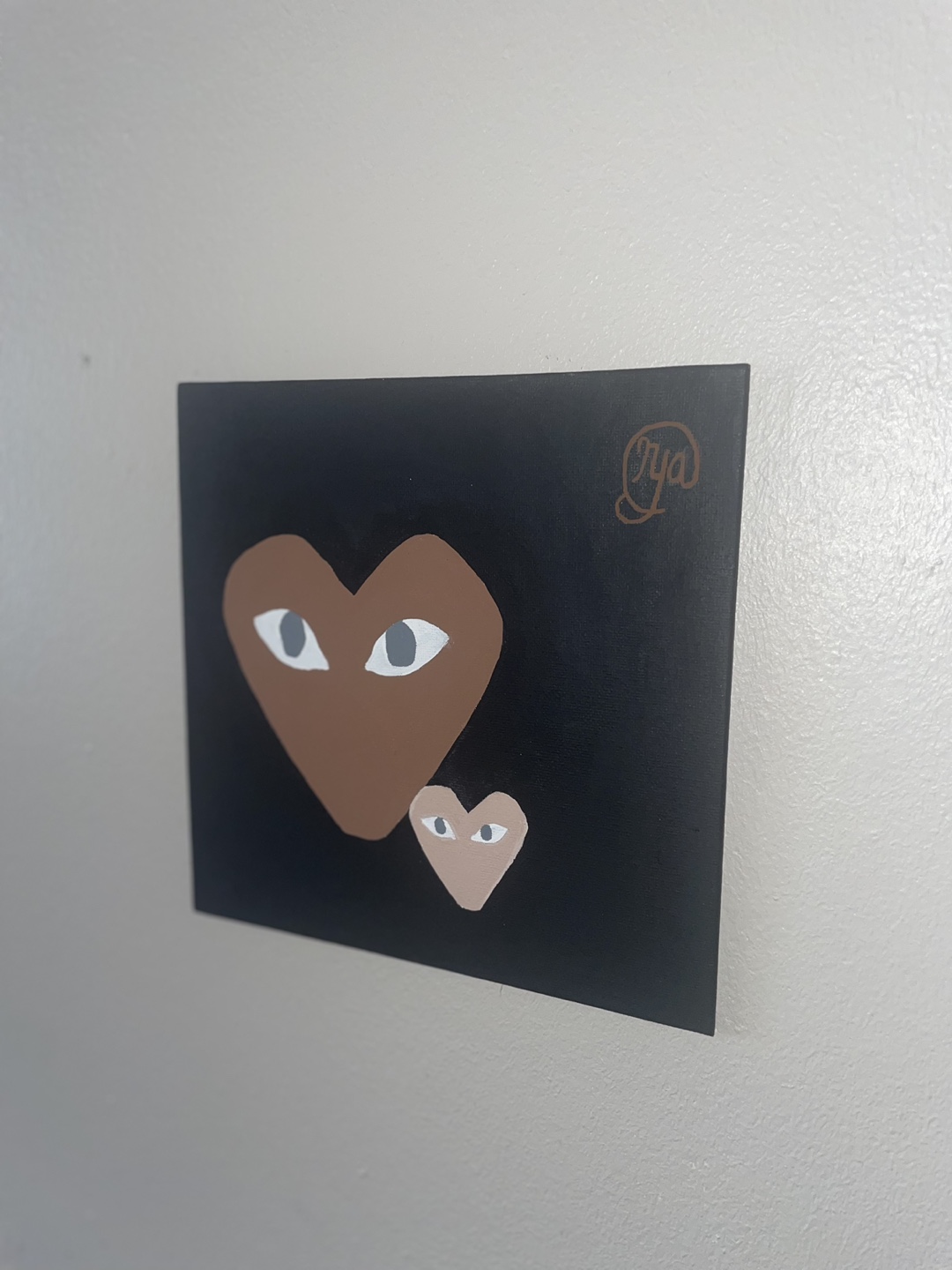 CDG Play Heart Painting - photo 3