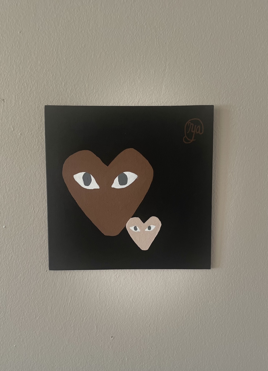 CDG Play Heart Painting - photo 4