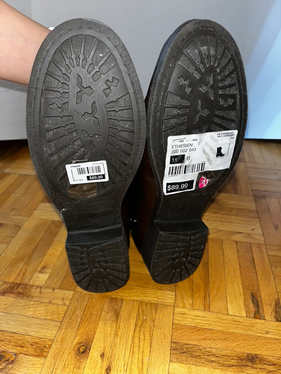 Women’s Brown Faux Leather Lace-Up Boots - Size 11 image indicator(3)