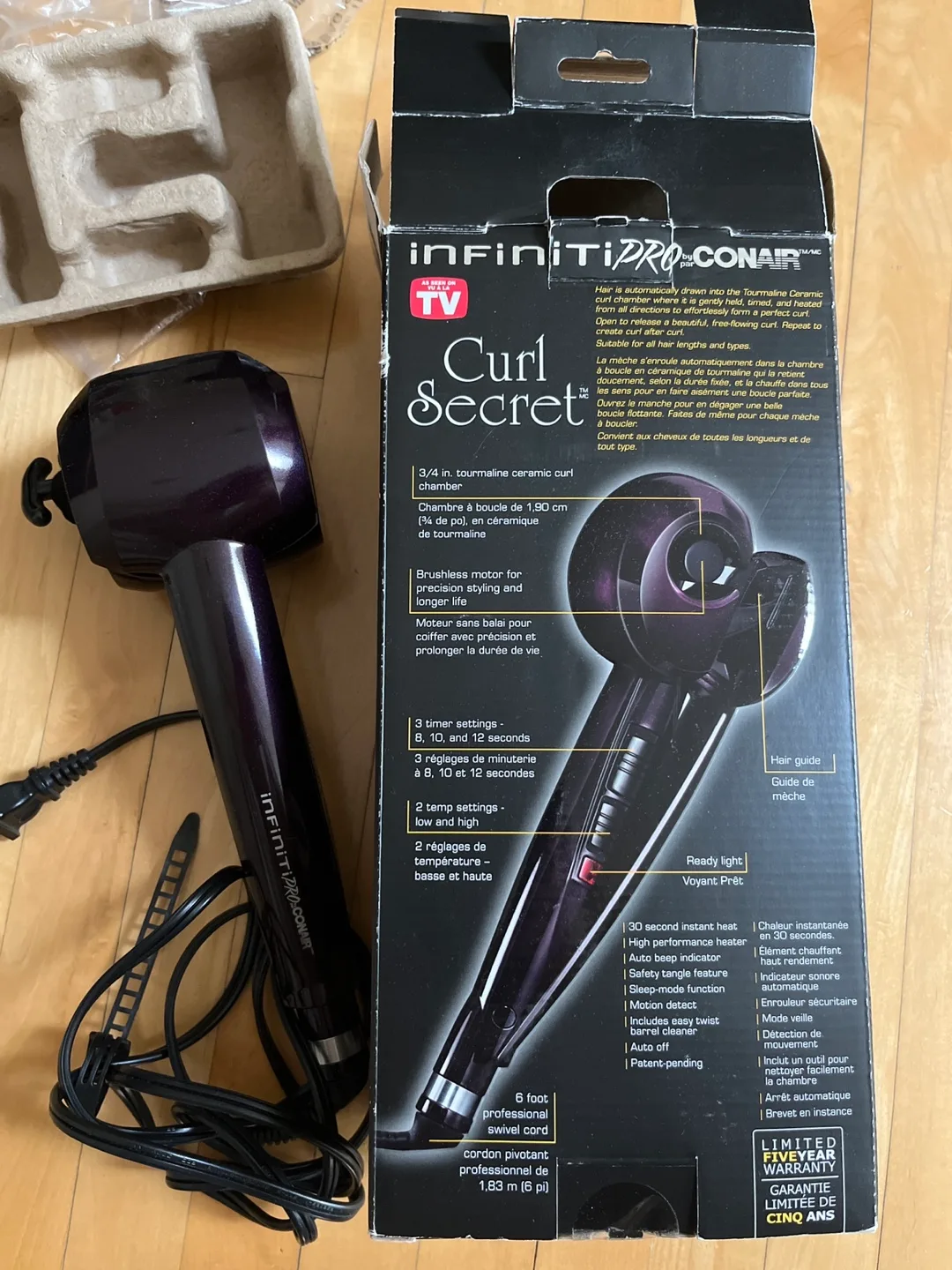 Infiniti Pro Conair Curl Secret Automatic Curling Iron image indicator(3)