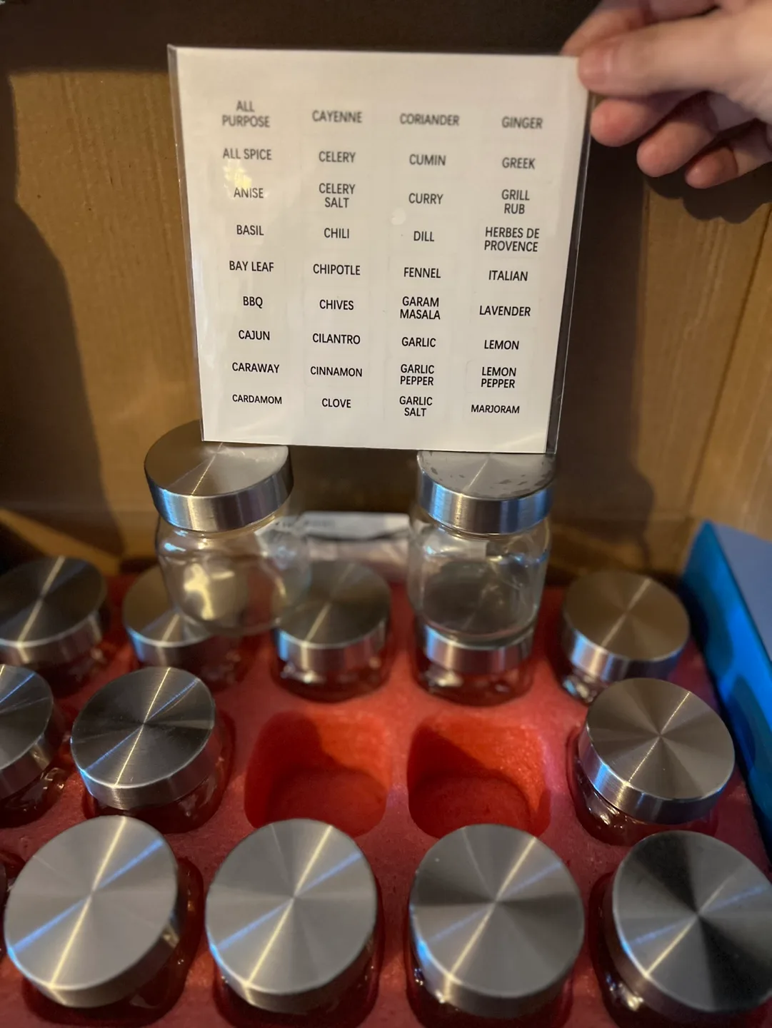 15-Pack Magnetic Spice Jars with Labels image indicator(4)