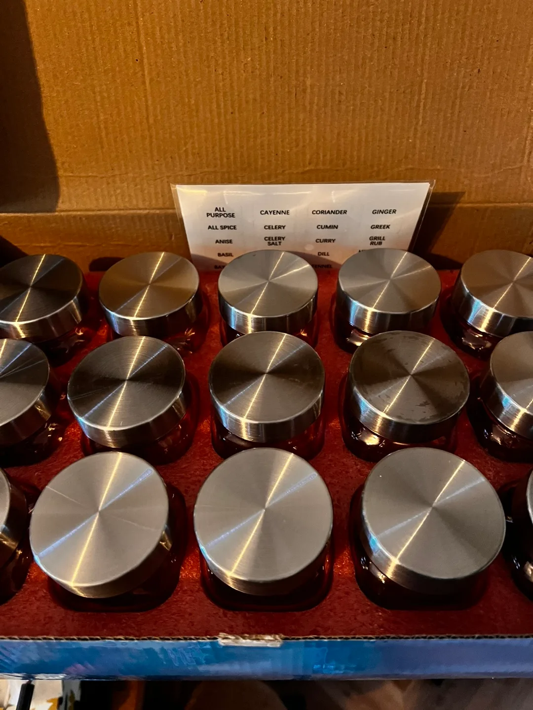 15-Pack Magnetic Spice Jars with Labels image indicator(3)