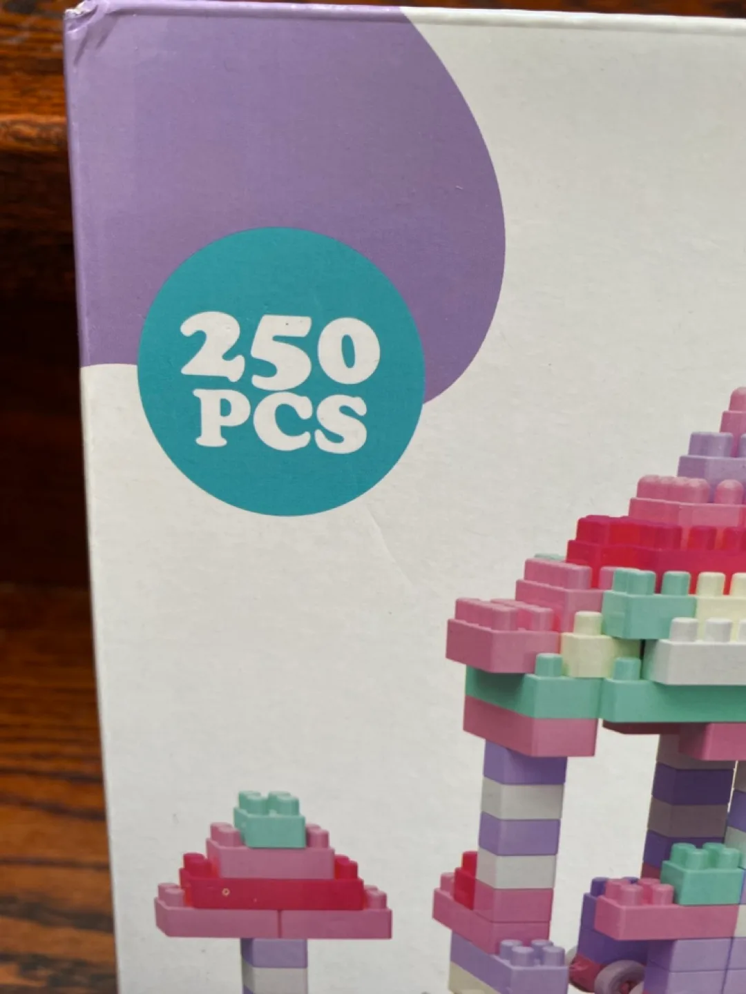 250 Piece Building Blocks Set - Pastel Colors image indicator(4)