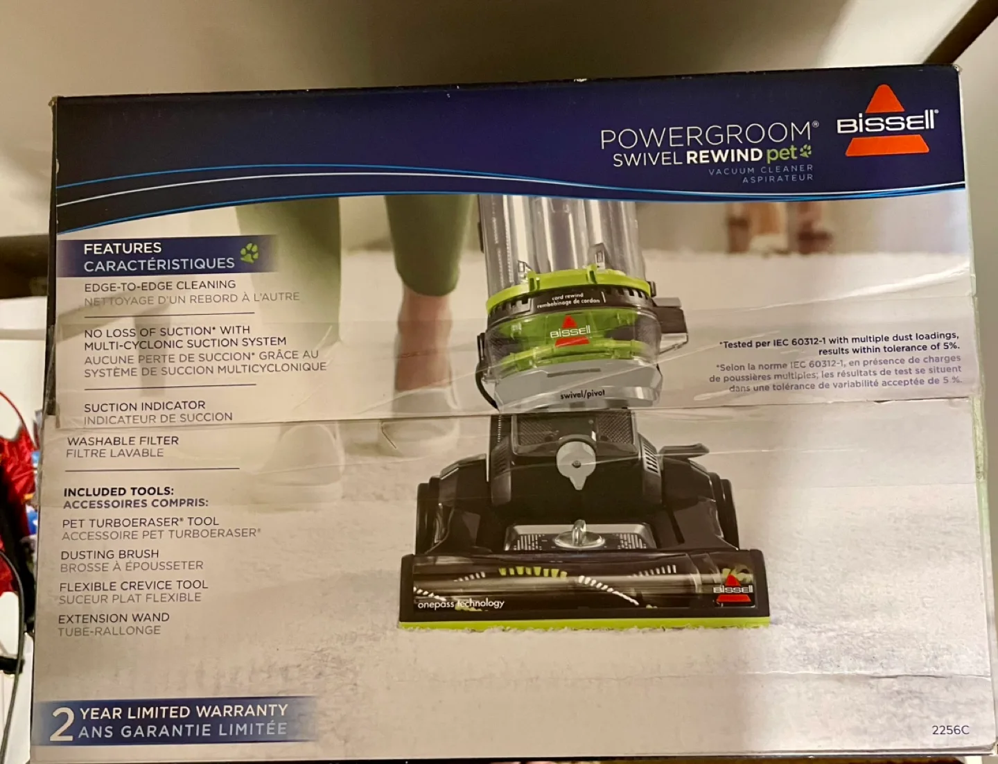 Bissell Powergroom Swivel Rewind Pet Vacuum Cleaner image indicator(3)