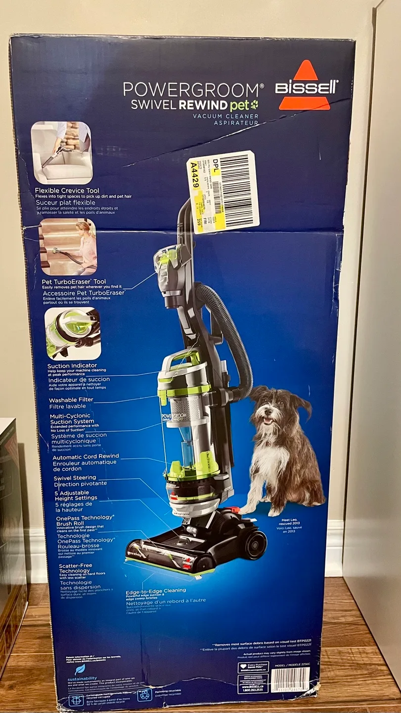 Bissell Powergroom Swivel Rewind Pet Vacuum Cleaner image indicator(2)