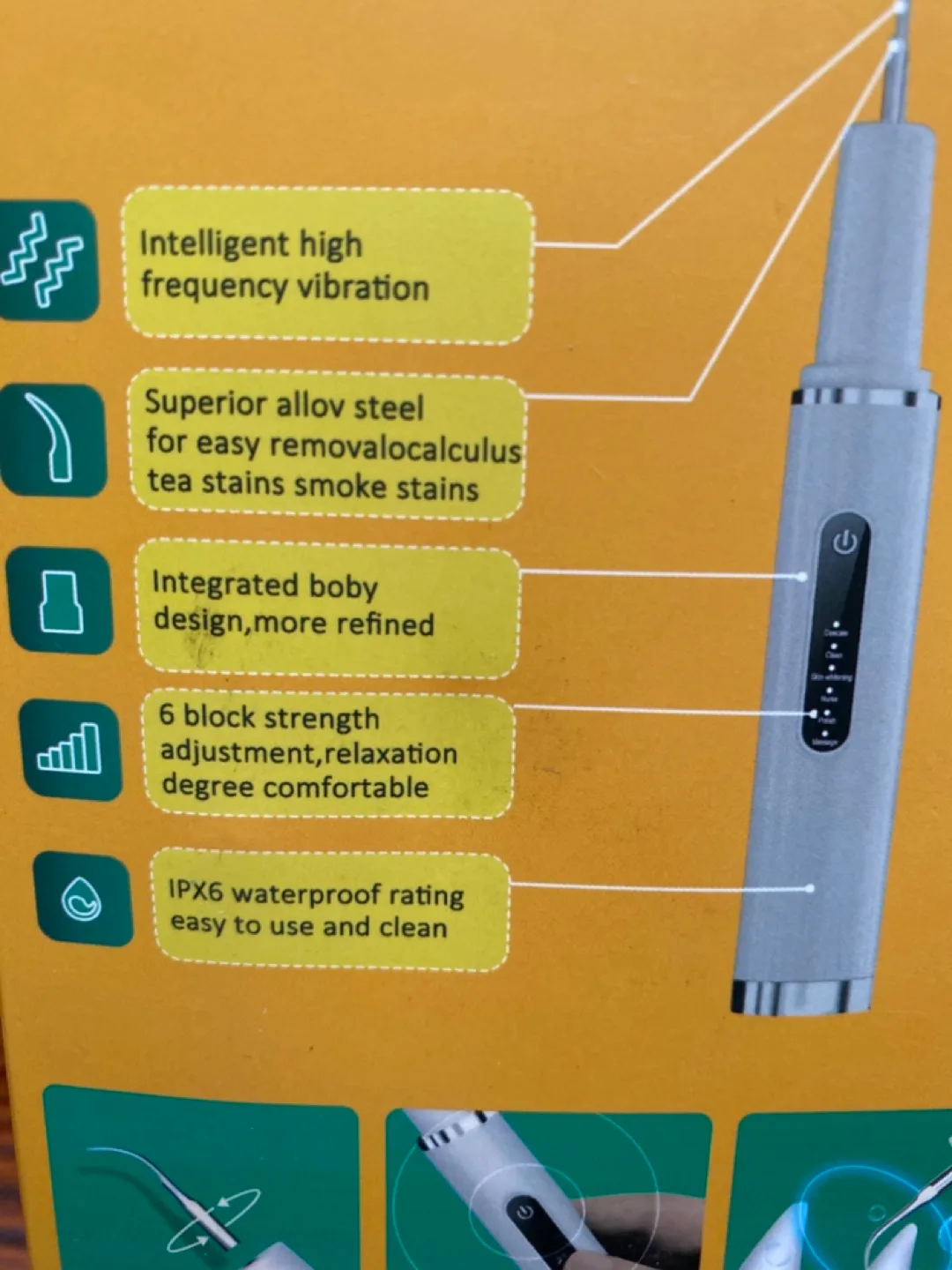 Opdent Pet Teeth Cleaner Set - Ultrasonic Dog Tooth Cleaner image indicator(4)