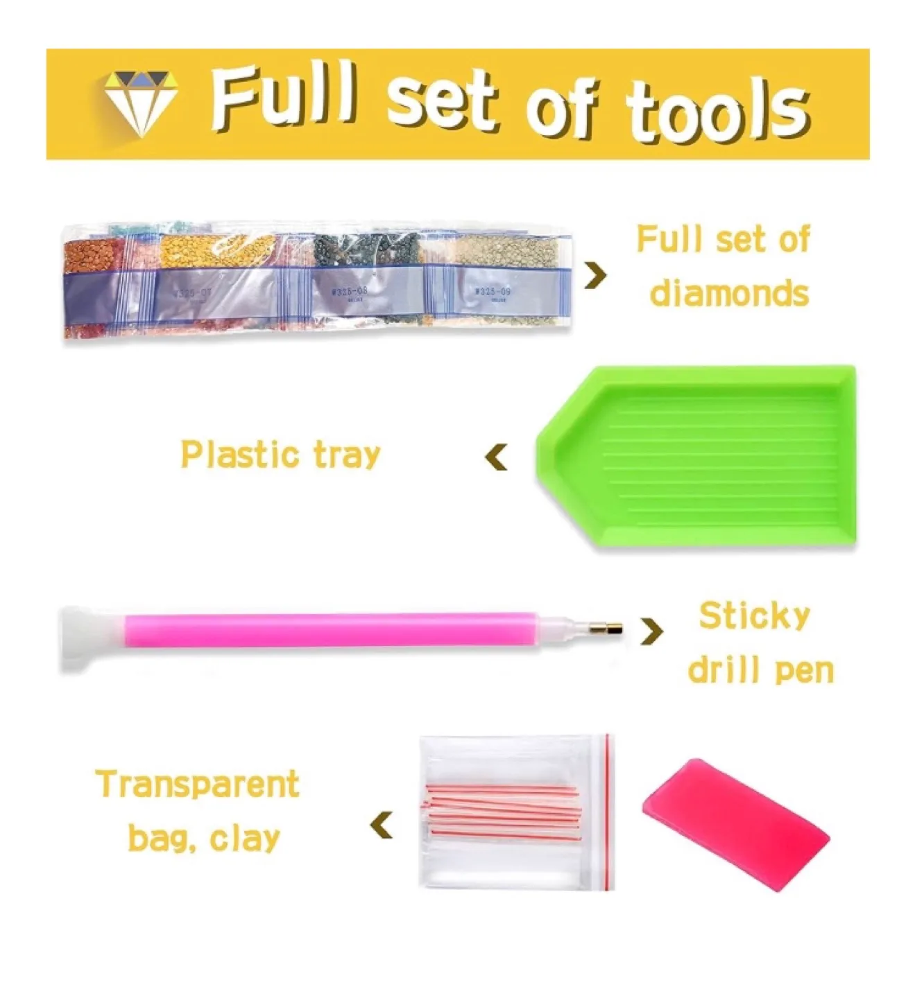 Diamond Painting Kit - 30x30cm Floral Design image indicator(2)