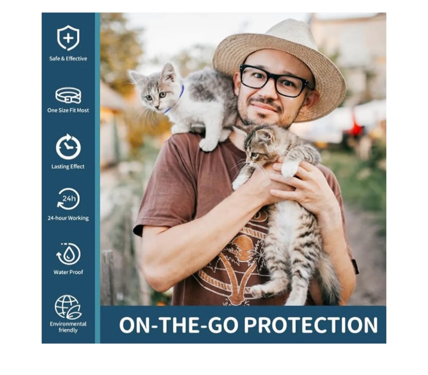 New 4 Pack  Flea & Tick Collars for Cats image indicator(2)