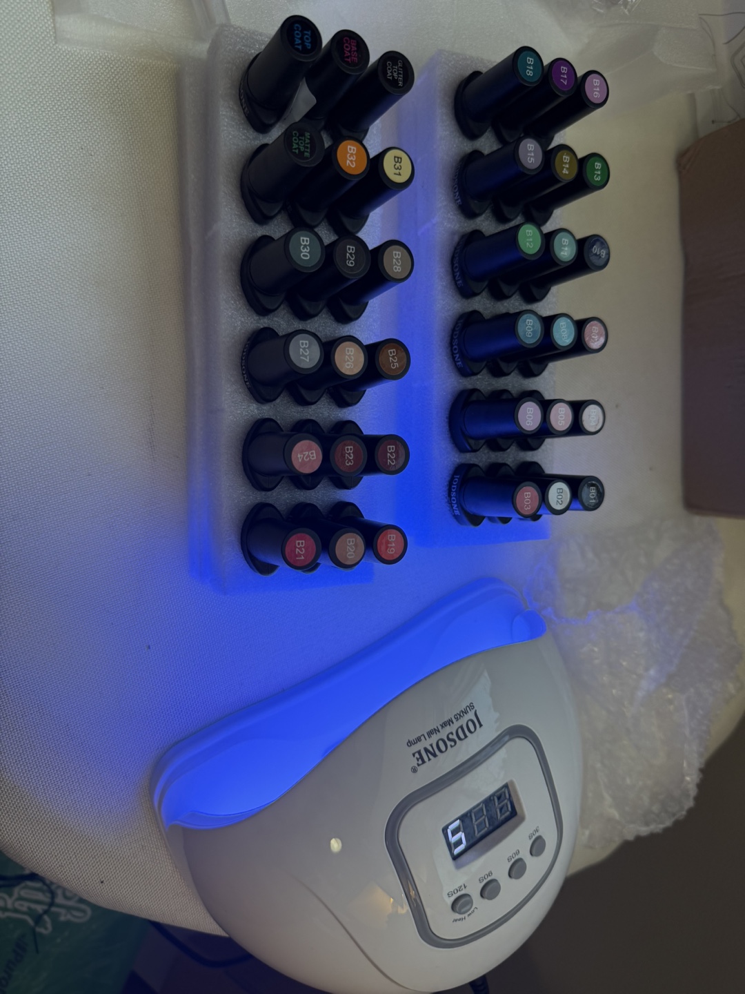 JODSONE 36 PCS Gel Nail Polish Kit with UV Lamp - photo 4
