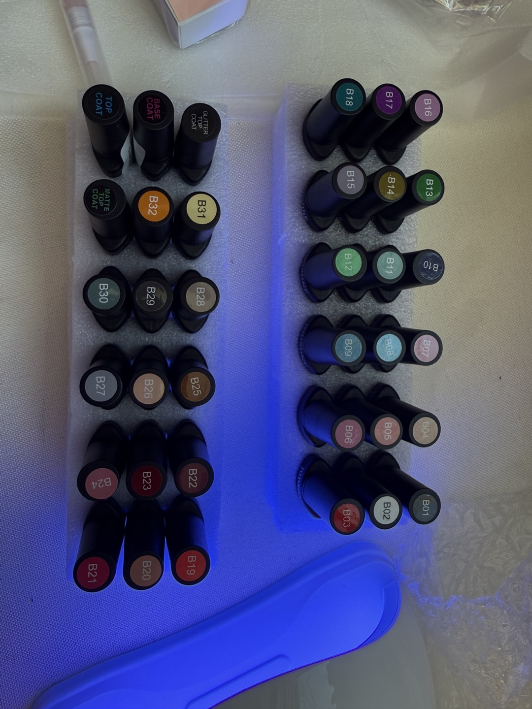 JODSONE 36 PCS Gel Nail Polish Kit with UV Lamp - photo 5