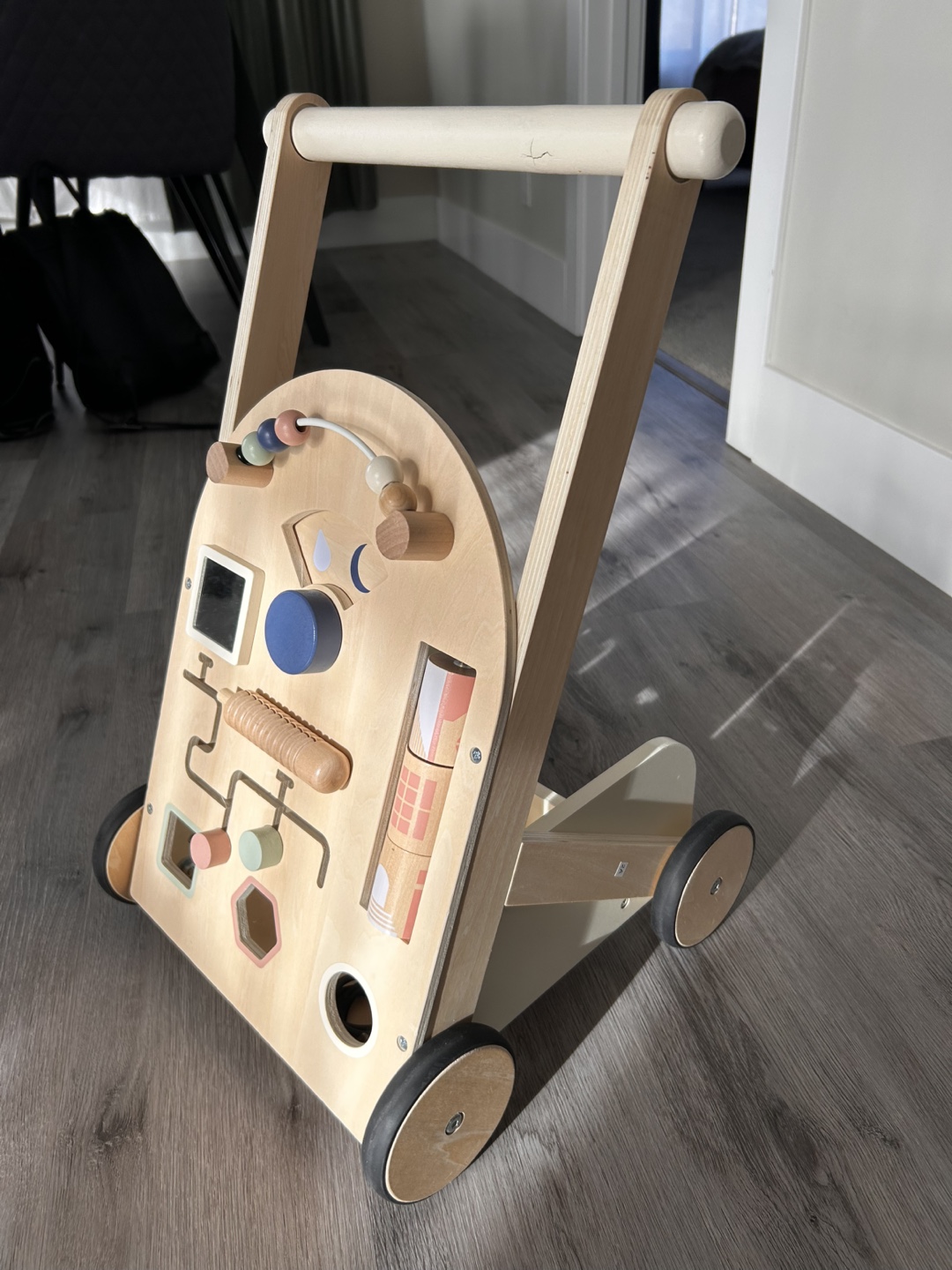 Wooden Baby Walker Toy with Activity Panel - photo 4