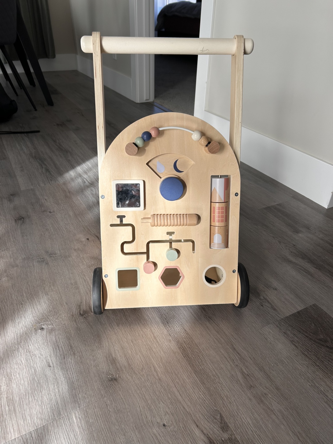 Wooden Baby Walker Toy with Activity Panel - photo 5