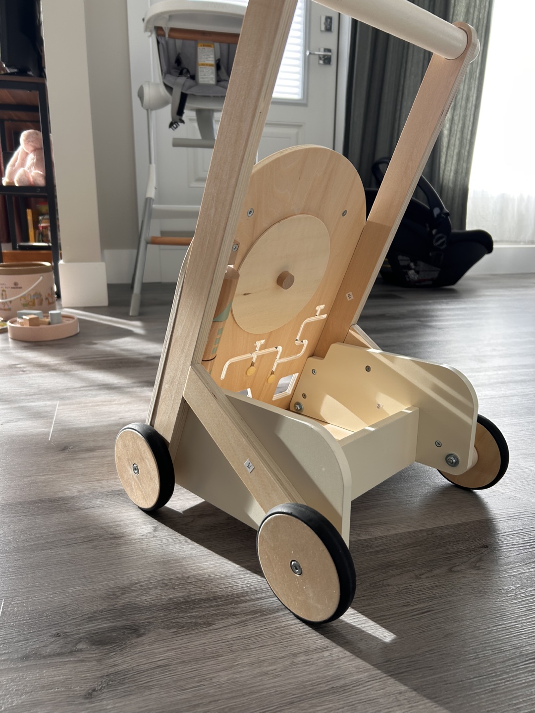Wooden Baby Walker Toy with Activity Panel - photo 3