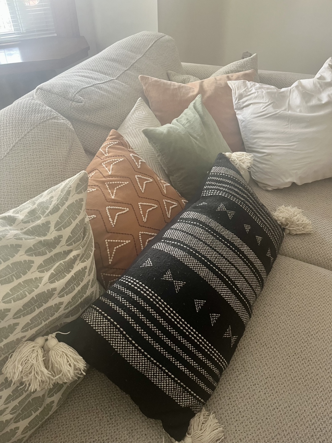 Throw pillows
