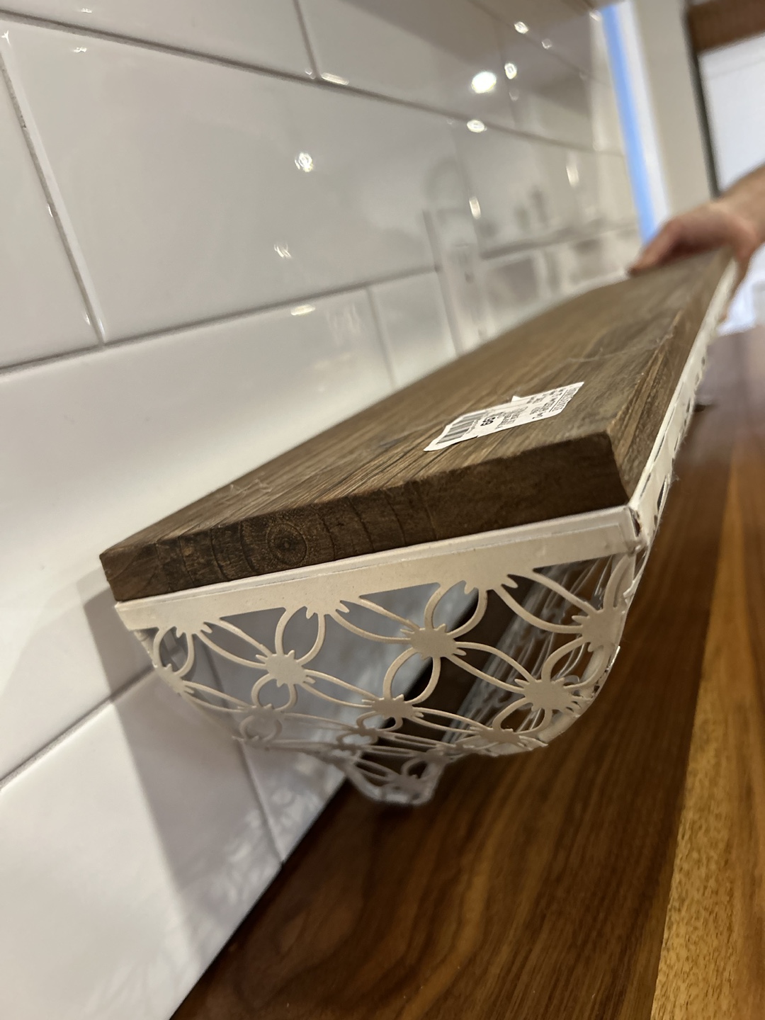 Decorative Wood/Metal Wall Shelf - photo 4