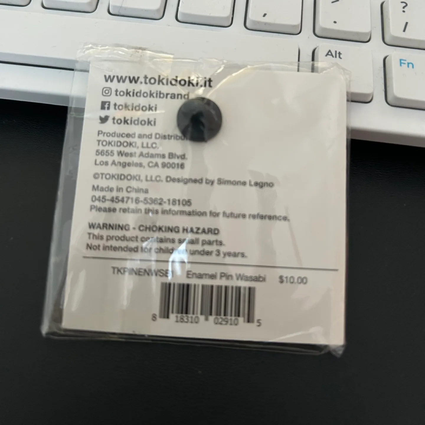 Tokidoki Wasabi Enamel Pin image indicator(2)