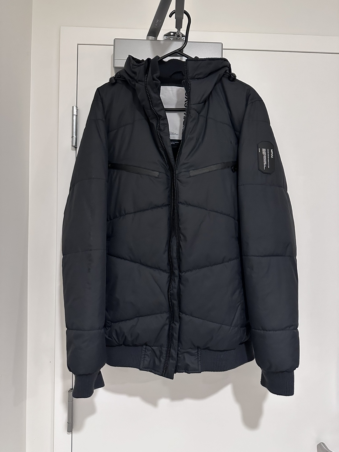 House Brand Men's Black Puffer Jacket Size M - photo 2