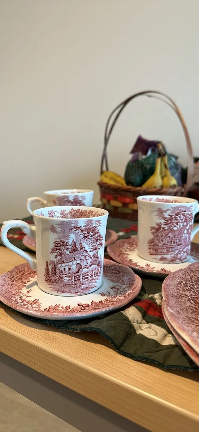 Vintage Churchill English Cottage Tea Set image indicator(2)