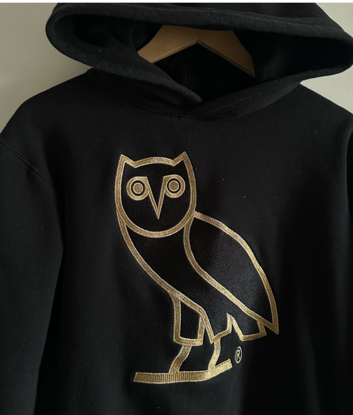 OVO Owl Hoodie - Black - Size Large - photo 2