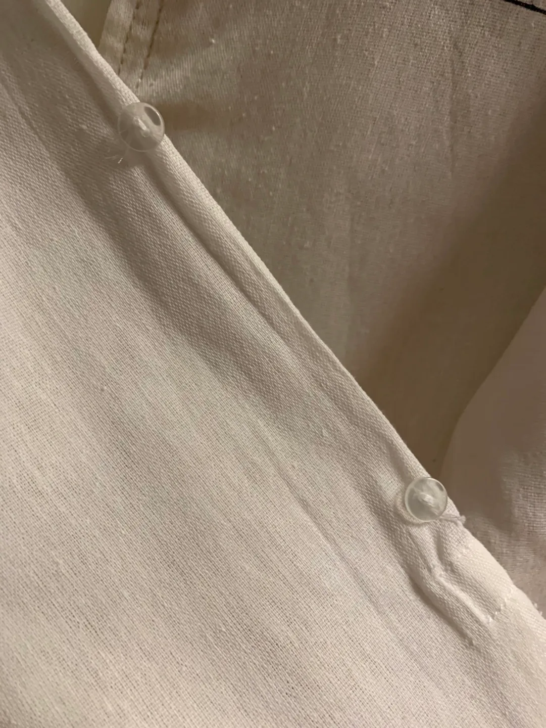 Linen like cream colored shirt image indicator(4)