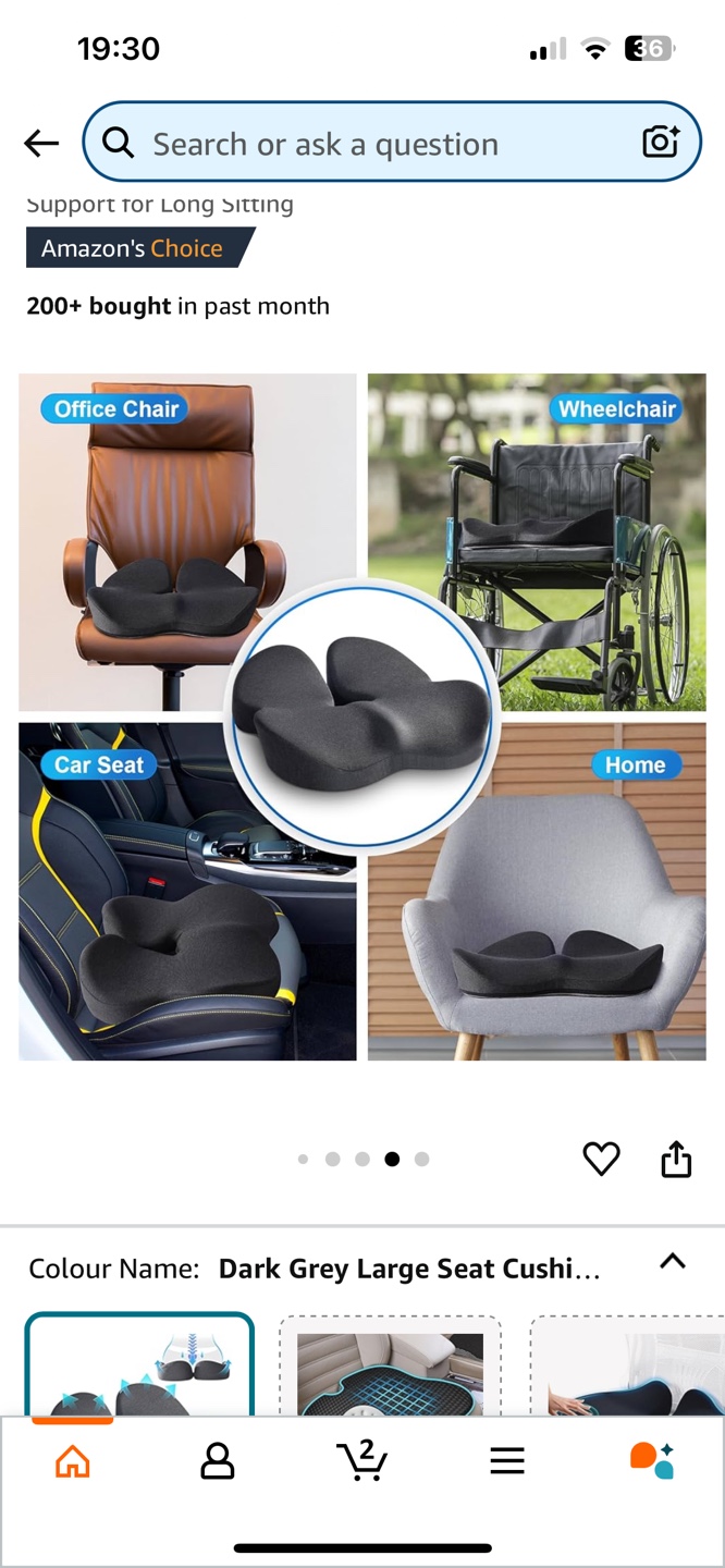Ergonomic Memory Foam Seat Cushion - photo 3