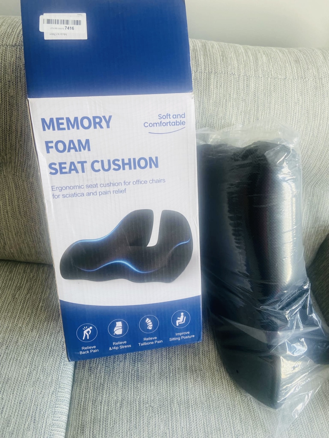 Ergonomic Memory Foam Seat Cushion - photo 5