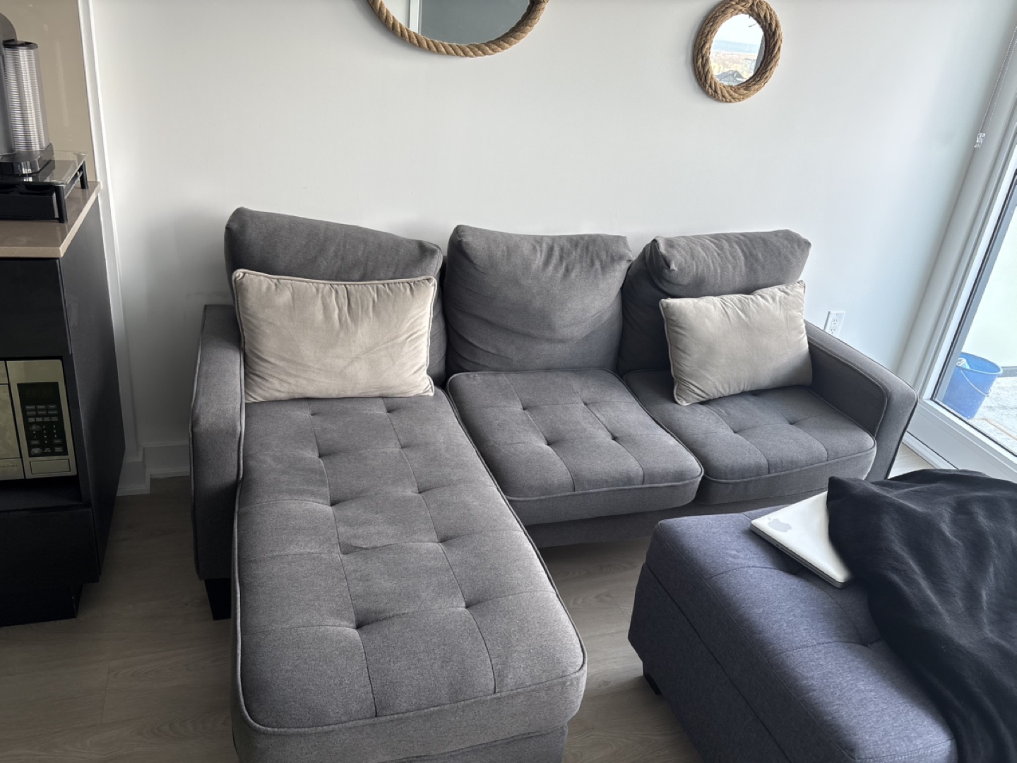 Grey Sectional Sofa