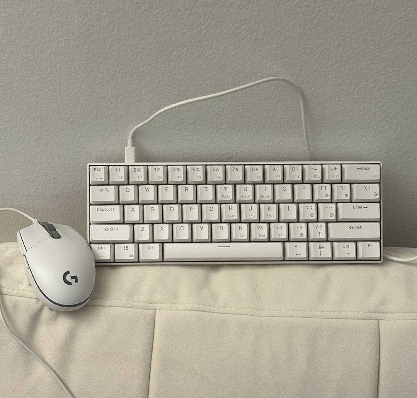 Gaming Keyboard with Logitech Mouse