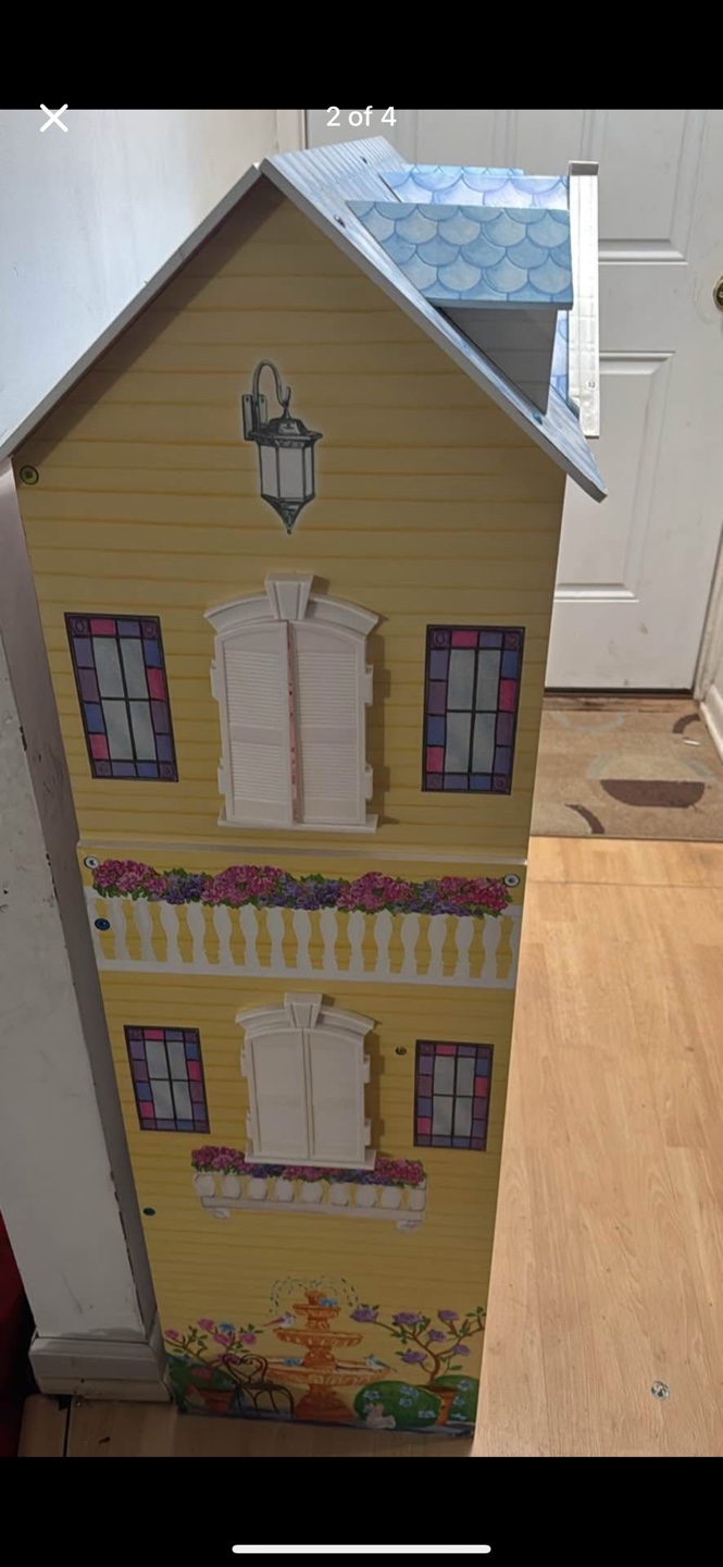 Large wooden Dollhouse - photo 3