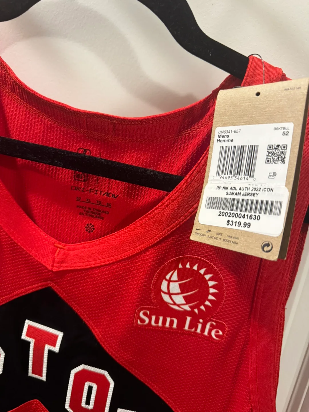 🔥 Raptors Siakam #43 Authentic Nike Jersey – XL (2022 Edition) 🔥 image indicator(4)