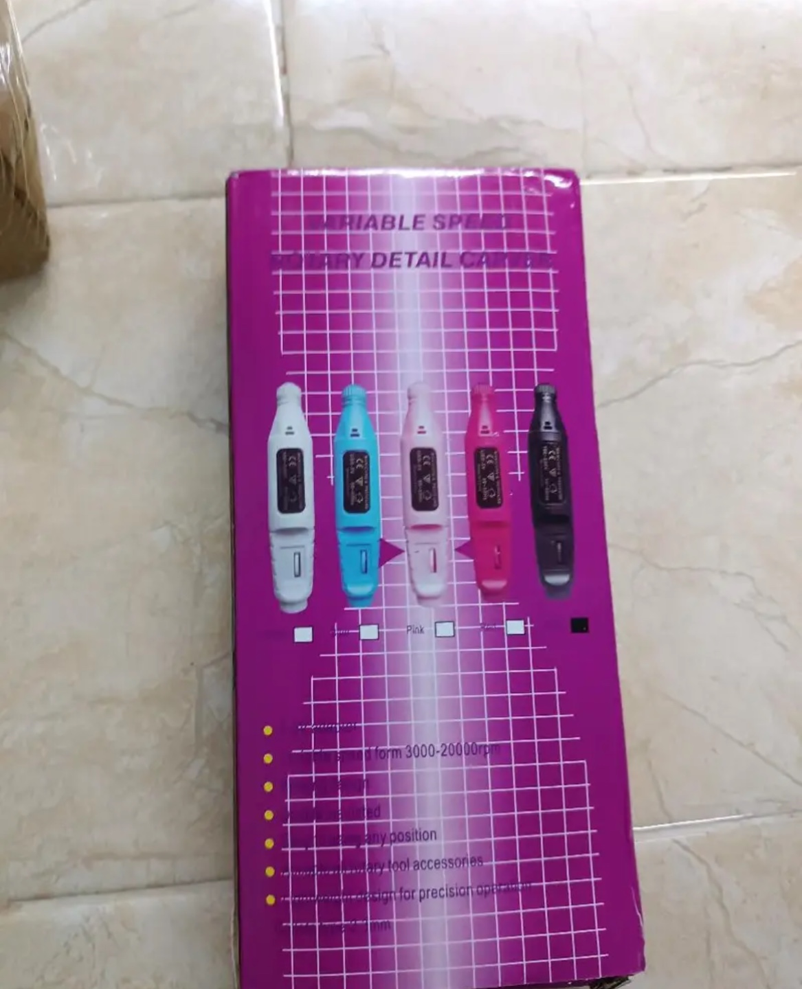 Nail Art Kit: Rotary Detail Carvers, Brushes & Accessories - photo 2