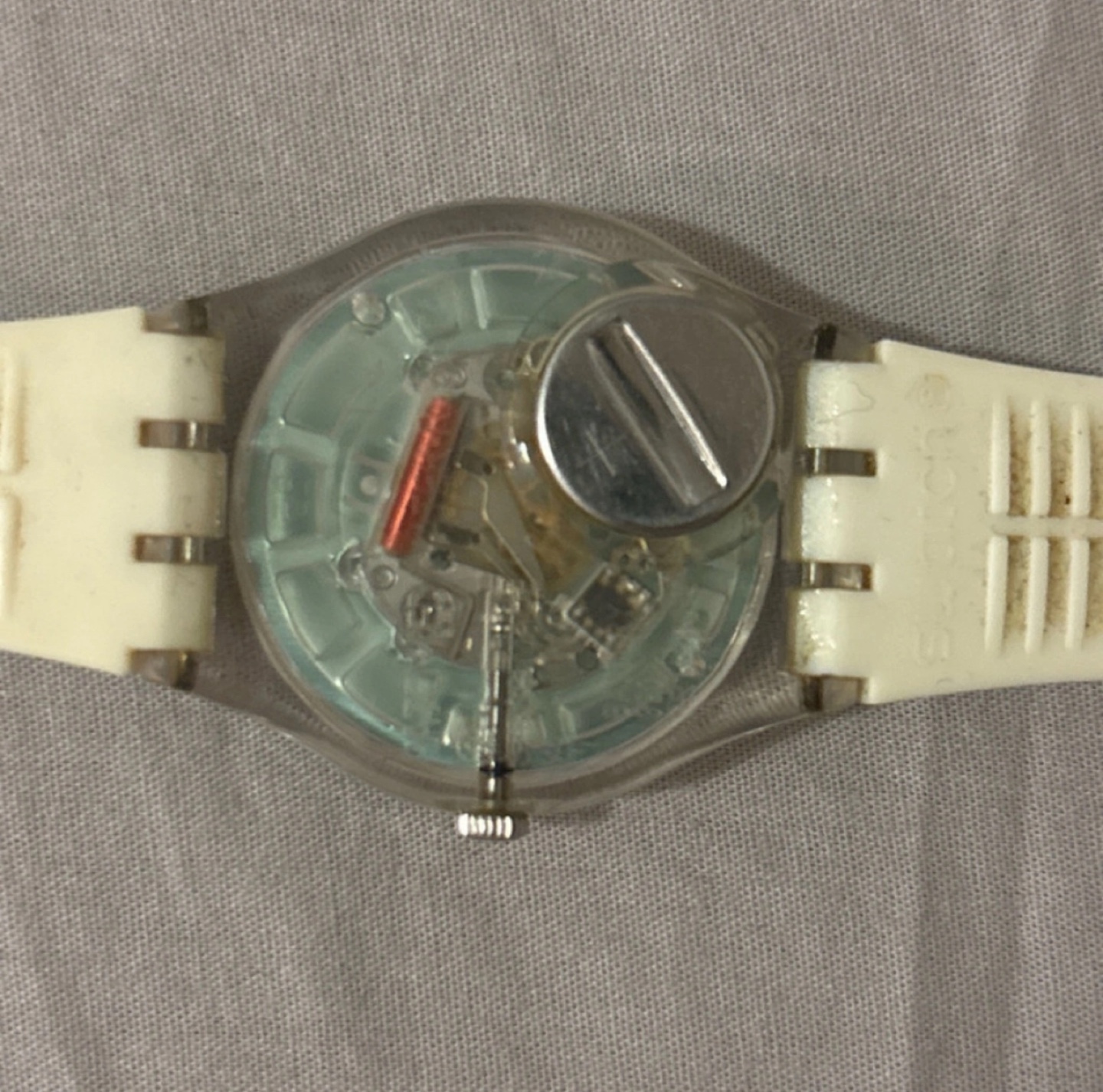 Swatch Watch with Colourful Stripes - photo 3