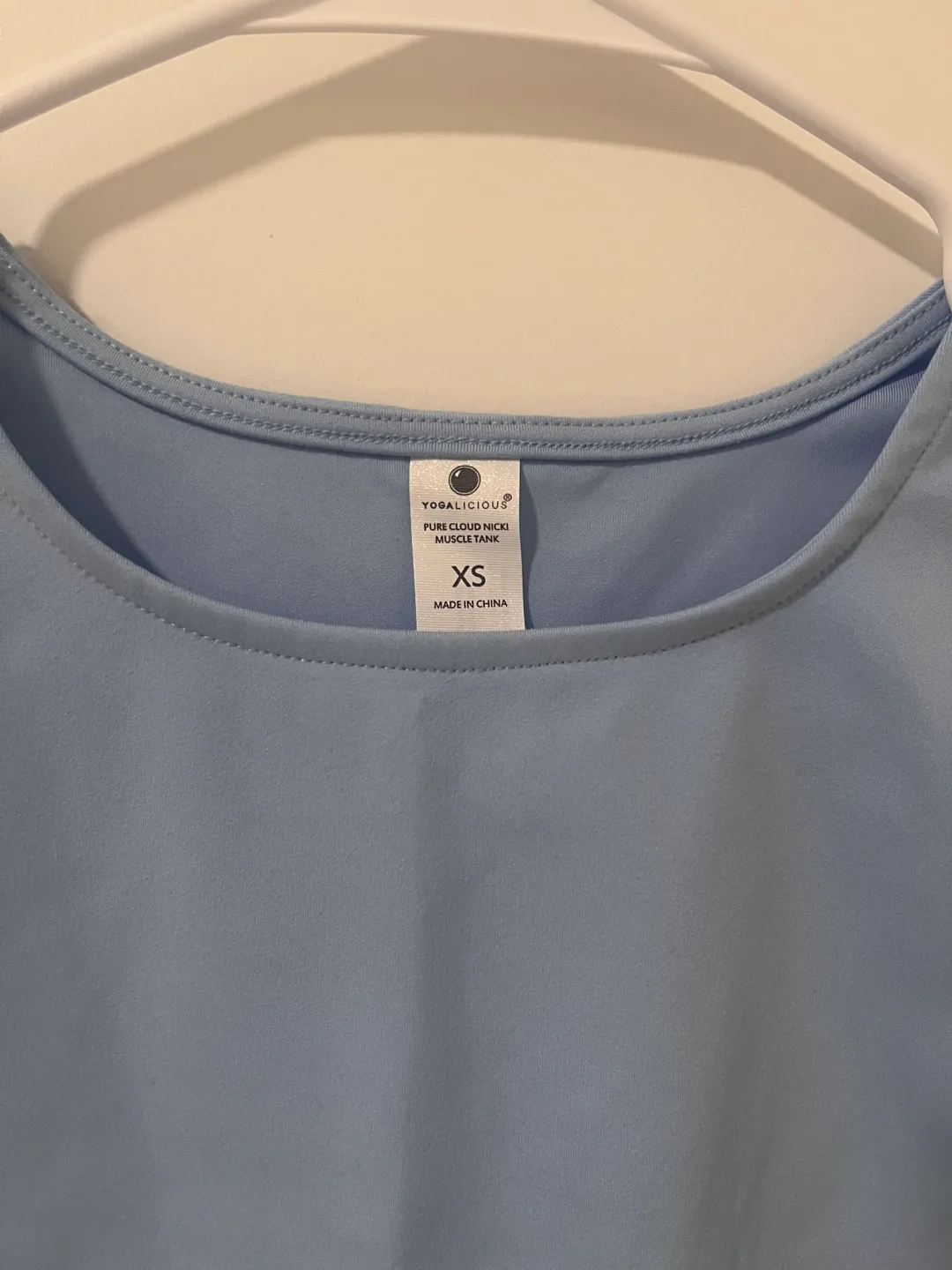 Yogalicious Pure Cloud Nicki Muscle Tank - XS - Light Blue image indicator(2)