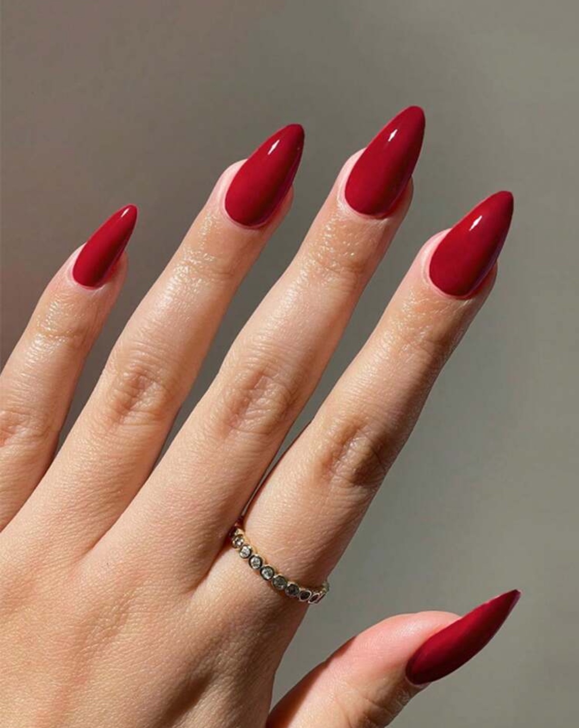 Stiletto False Nails - Red