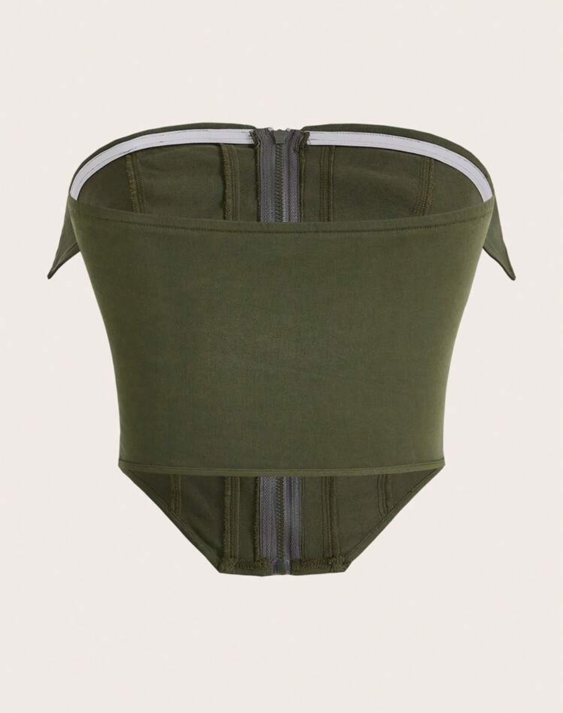 Army Green Corset Top - photo 2