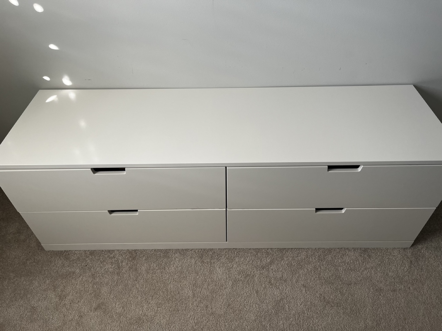 White 4-Drawer Dresser - photo 3