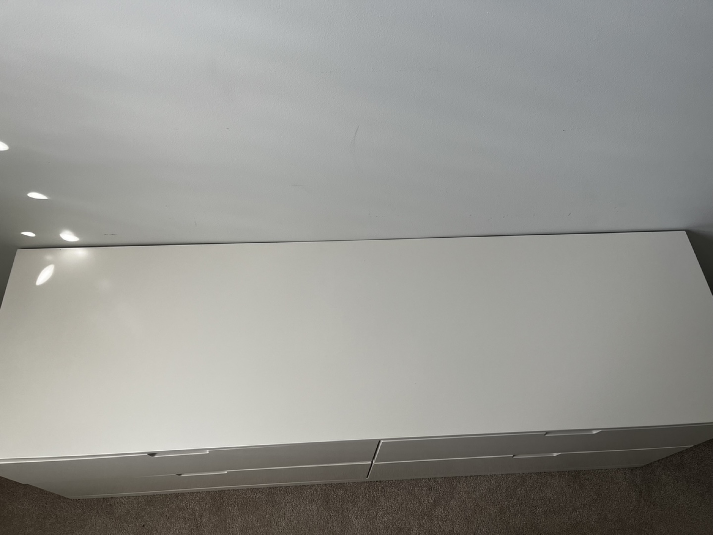 White 4-Drawer Dresser - photo 2