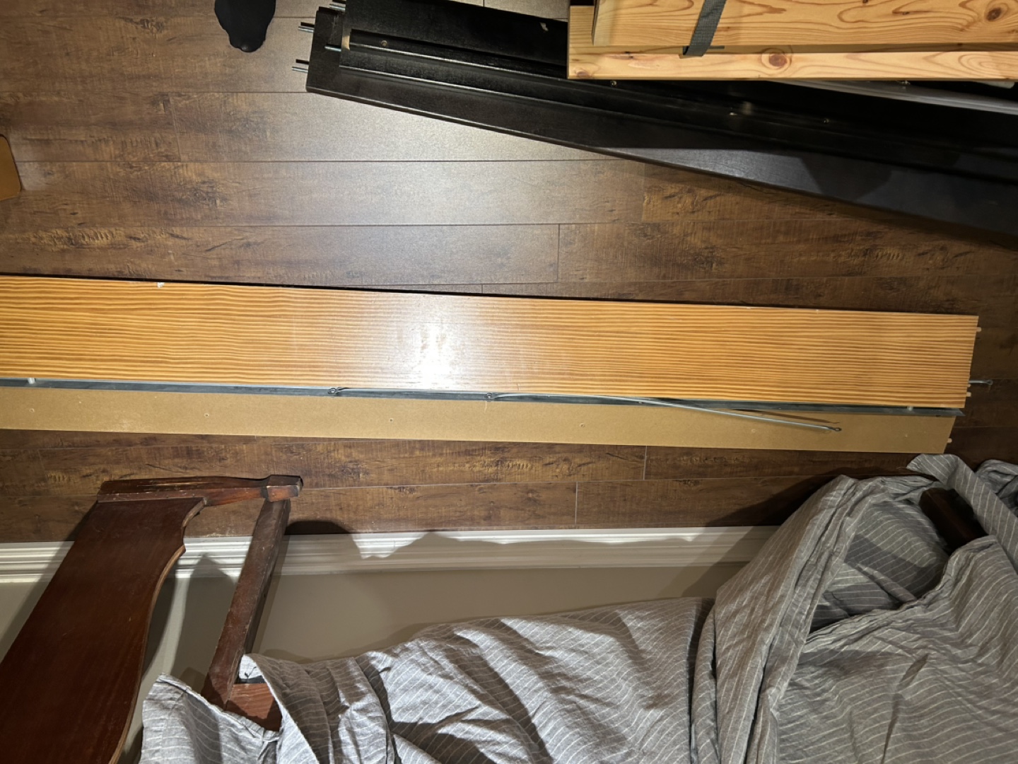 Ikea Pine Twin-size bed frame and mattress - photo 5