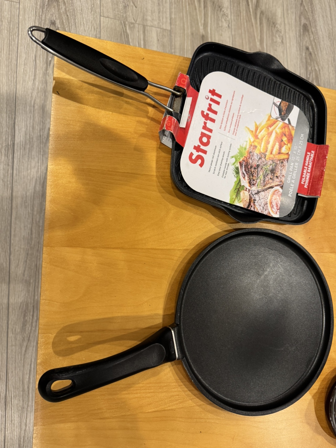 Starfrit Grill Pan and Crepe Pan Set