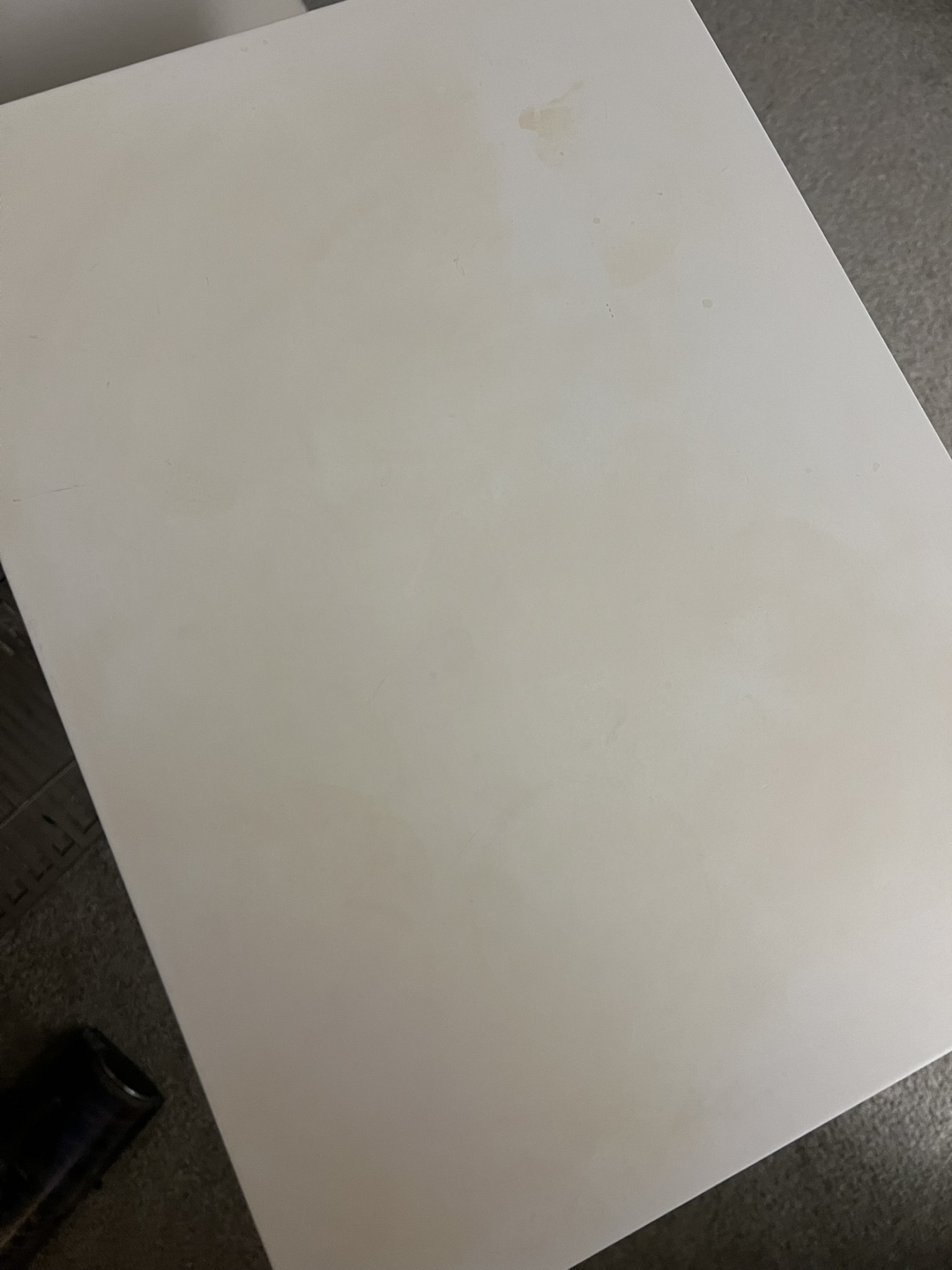 White Top Gold Metal C-Table - photo 2