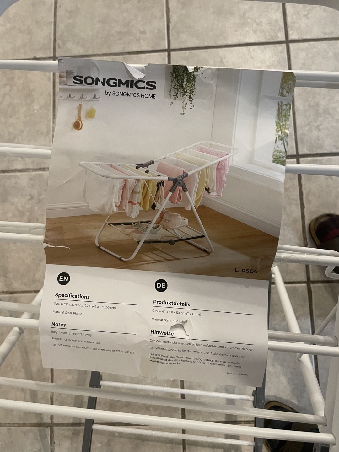 BRAND NEW SONGMICS DRY RACK - photo 4