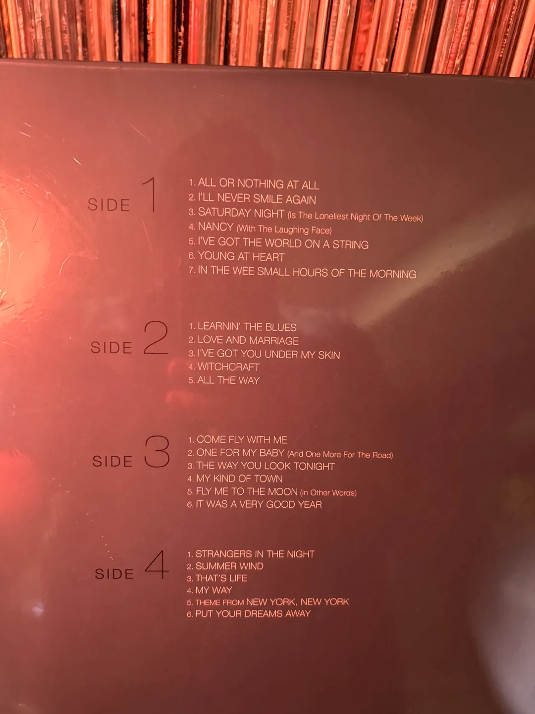 Limited Edition Frank Sinatra Ultimate Sinatra 2LP Blue Vinyl image indicator(3)