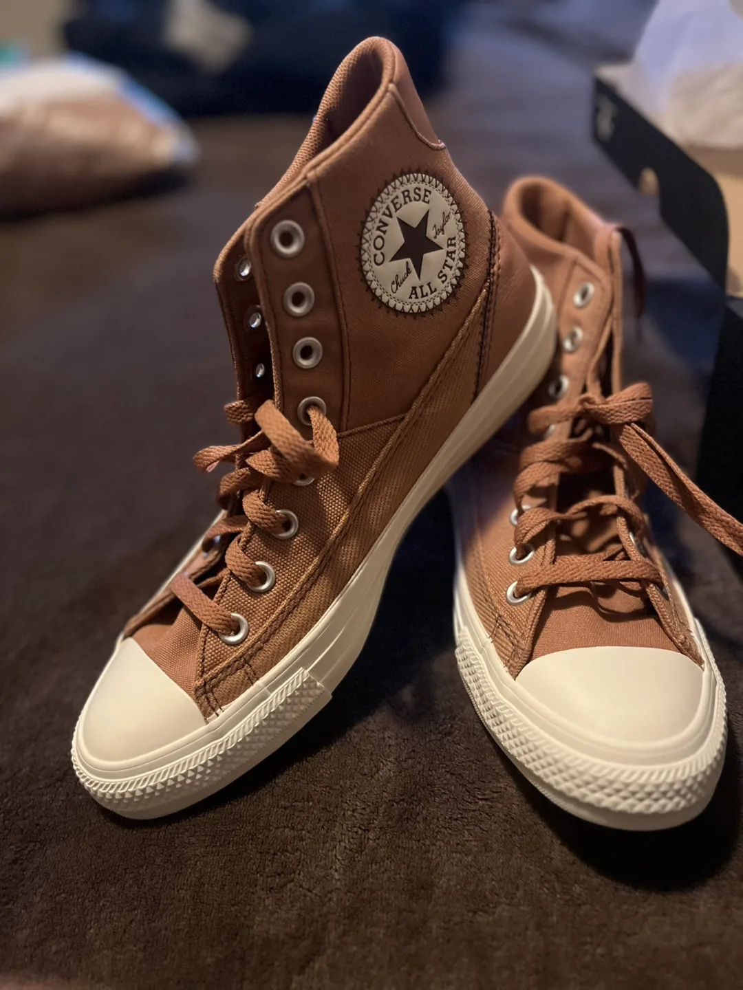 Brown Converse Chuck Taylor All Star High Top Sneakers image indicator(4)