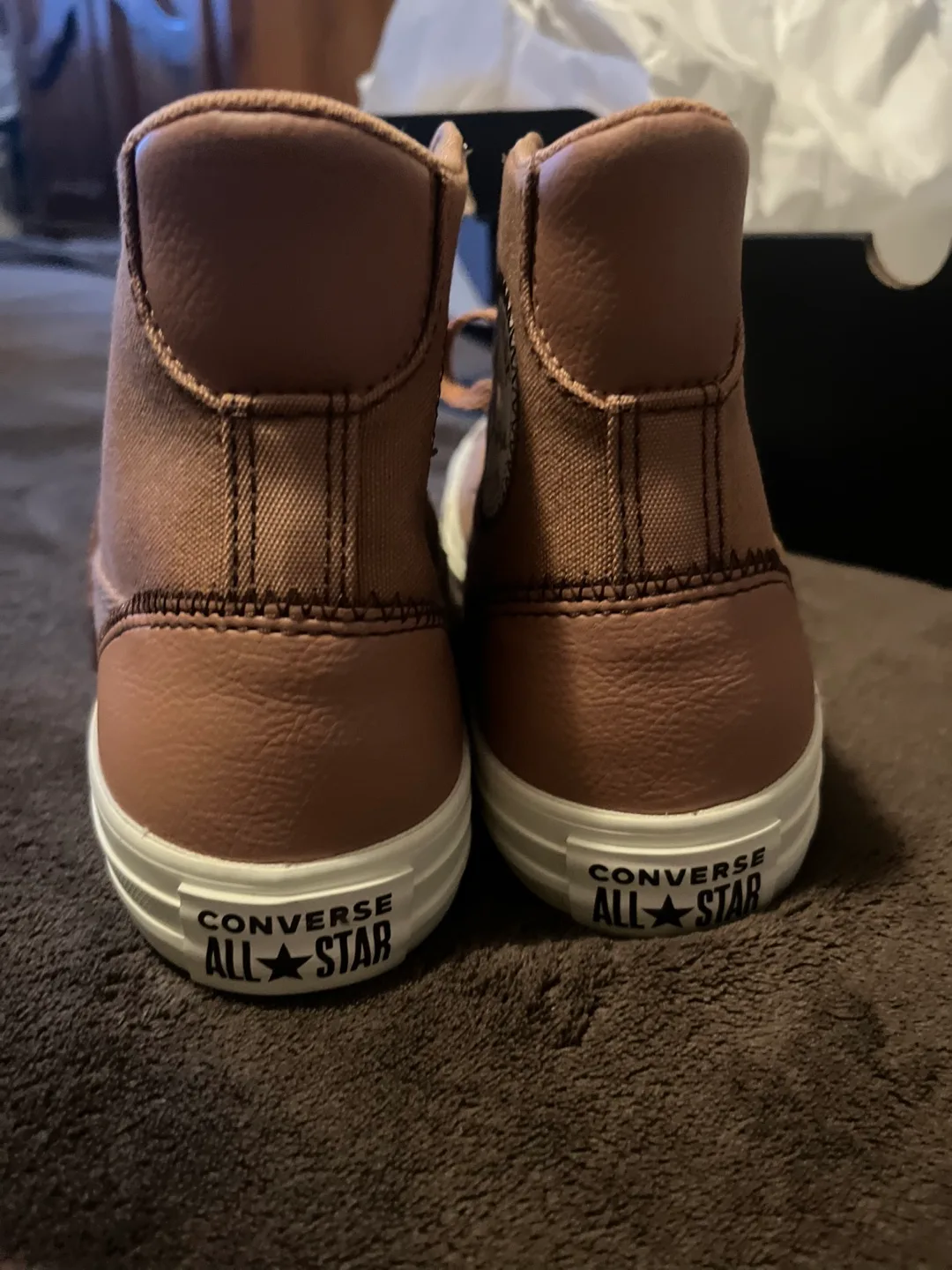 Brown Converse Chuck Taylor All Star High Top Sneakers image indicator(6)