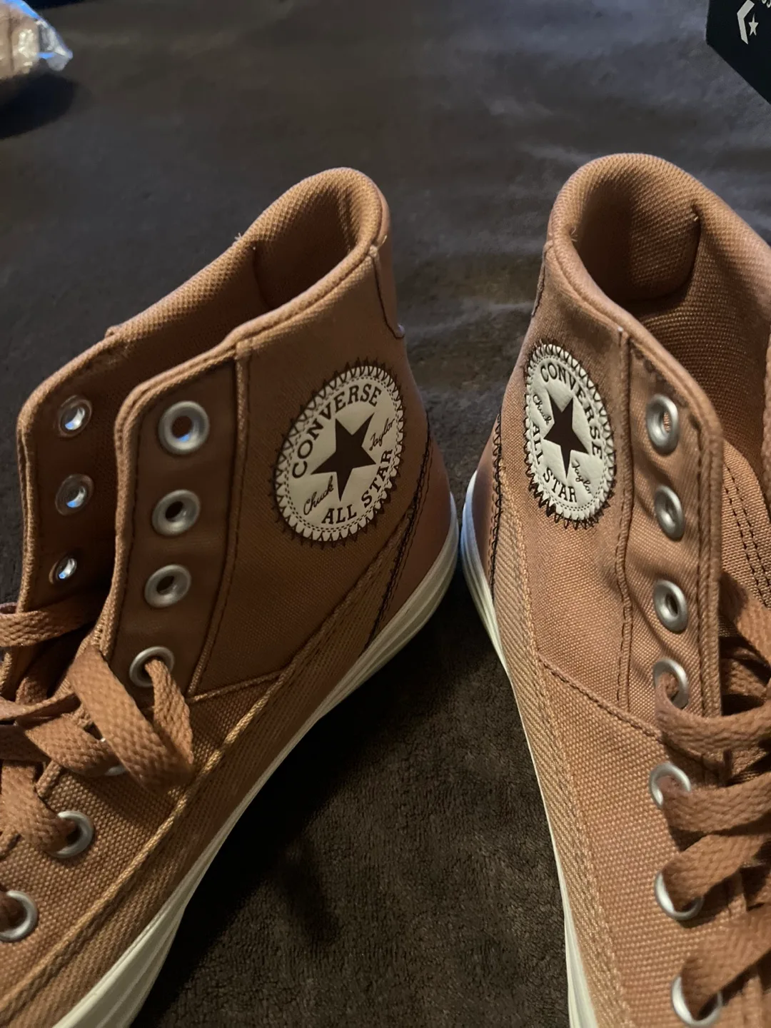 Brown Converse Chuck Taylor All Star High Top Sneakers image indicator(5)