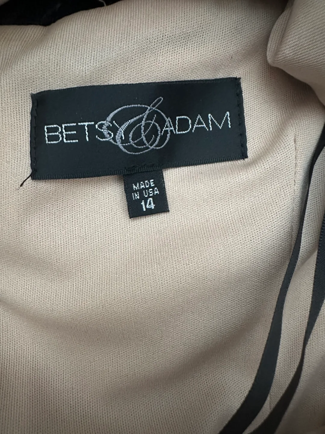 Ladies’ Betsy & Adam Black Lace Formal Gown image indicator(2)