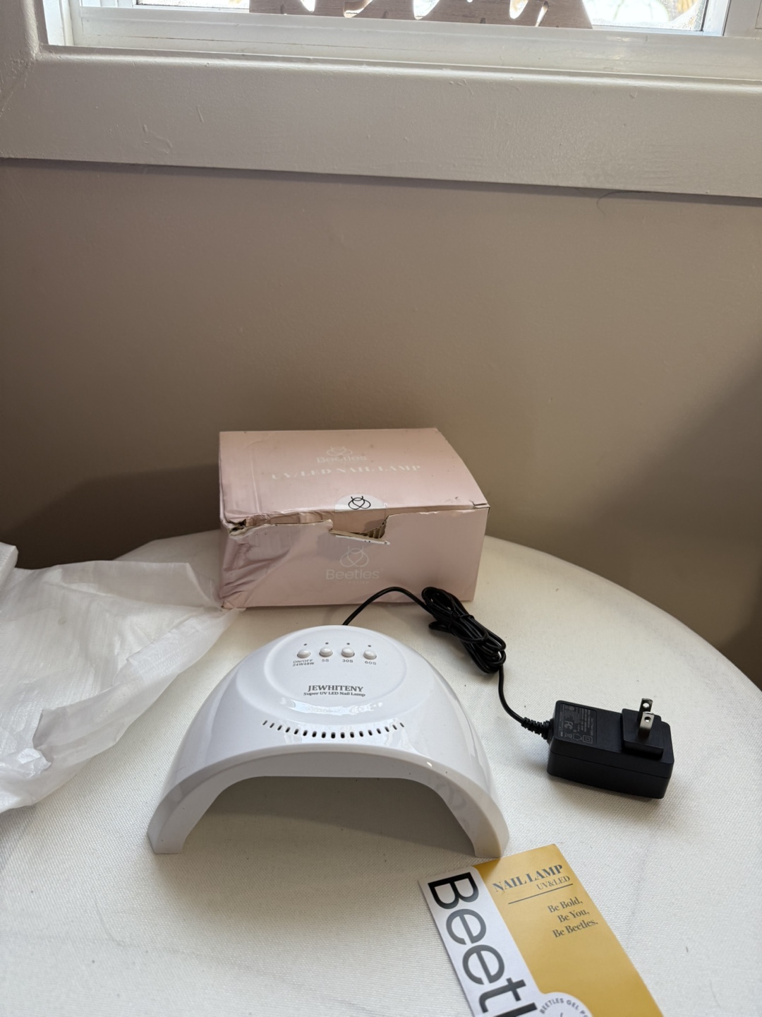 Jewhitney Super UV LED Nail Lamp with Box - photo 3
