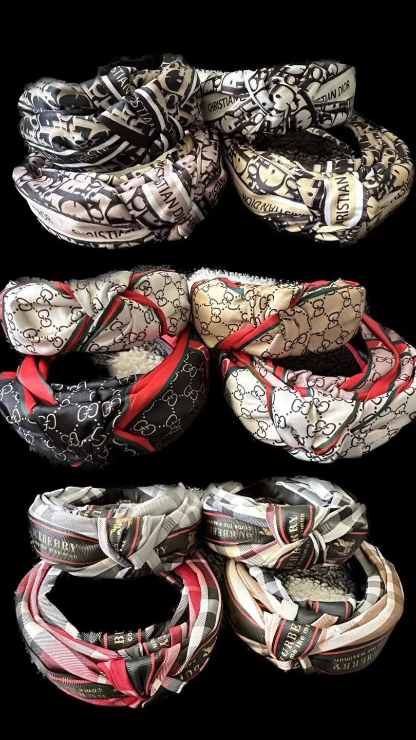 Designer-inspired knotted headbands thumbnail